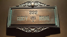 Personalized Haunted Mansion Themed address Plaque Sign ANTIQUE FINISH