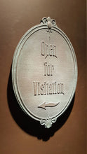 Disney Prop Haunted Mansion Open for Visitation sign replica