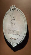 Disney Prop Haunted Mansion Open for Visitation sign replica