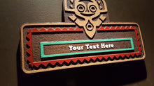 personalized polynesian themed Tiki plaque
