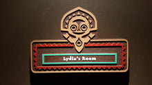 personalized polynesian themed Tiki plaque