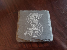 set of 4 society of explorers and adventurers themed slate coasters