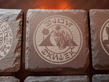 Ogas Cantina themed slate coaster set of 6 Galaxy's edge