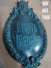 Customizeable Disney Prop Haunted Mansion Attraction Plaque large scale