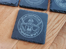 Ogas Cantina themed slate coaster set of 7 Galaxy's edge