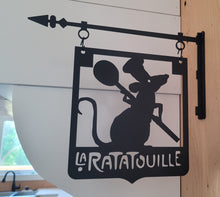 Metal La Ratatouille sign