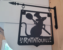 Metal La Ratatouille sign
