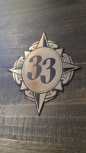 Club 33 plastic sign ornament