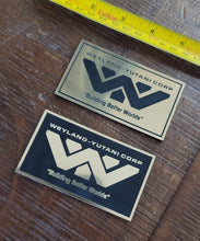 Weyland Yutani Corp building better worlds  Aliens blade runner data plate