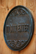 Disney Prop Haunted Mansion Attraction Do Not Enter Plaque Sign
