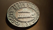 Disney Main Street USA trash can plaque sign antiqued finish