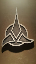 Star Trek Klingon Empire logo plaque