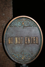 Disney Prop Haunted Mansion Attraction Do Not Enter Plaque Sign