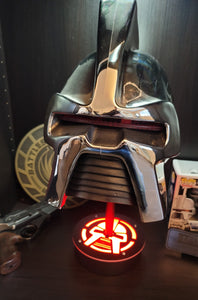 Battlestar Galactica Cylon Centurionhelmet display stand black finish