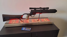 Boba Fett EE-3 blaster stand with LED lights