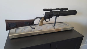 Boba Fett EE-3 blaster stand with LED lights