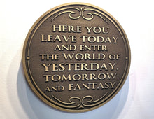 large sized Disneyworld entranceway plaque