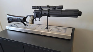 Boba Fett EE-3 blaster stand with LED lights