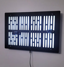 black finish Star Wars E-11 blaster wallmount Display stand with LED lights