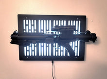 black finish Star Wars E-11 blaster wallmount Display stand with LED lights