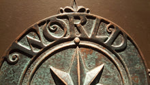 Disney world epcot world showcase trashcan Medallion prop with aged finish