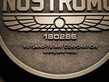 Nostromo Weyland-Yutani corporation Alien Logo plaque