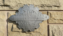 Disney Magic Kingdom Tomorrowland trash can plaque sign
