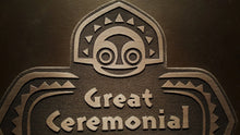 Disney polynesian resort Great Ceremonial House Tiki replica sign bronze finish