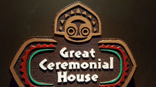 Disney polynesian resort Great Ceremonial House Tiki replica sign