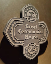 Disney polynesian resort Great Ceremonial House Tiki replica sign bronze finish