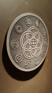 Disney inspired epcot vintage logo plaque