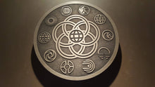 Disney inspired epcot vintage logo plaque