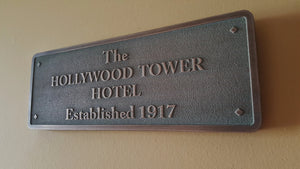 Disney World  HTH Hollywood Tower Hotel Tower Of Terror Plaque
