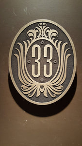 Club 33 inspired sign
