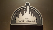 customizeable Disney inspired castle plaque