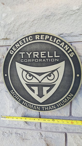 LARGE Blade Runner Tyrell Corporation Logo plaque