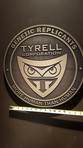 LARGE Blade Runner Tyrell Corporation Logo plaque