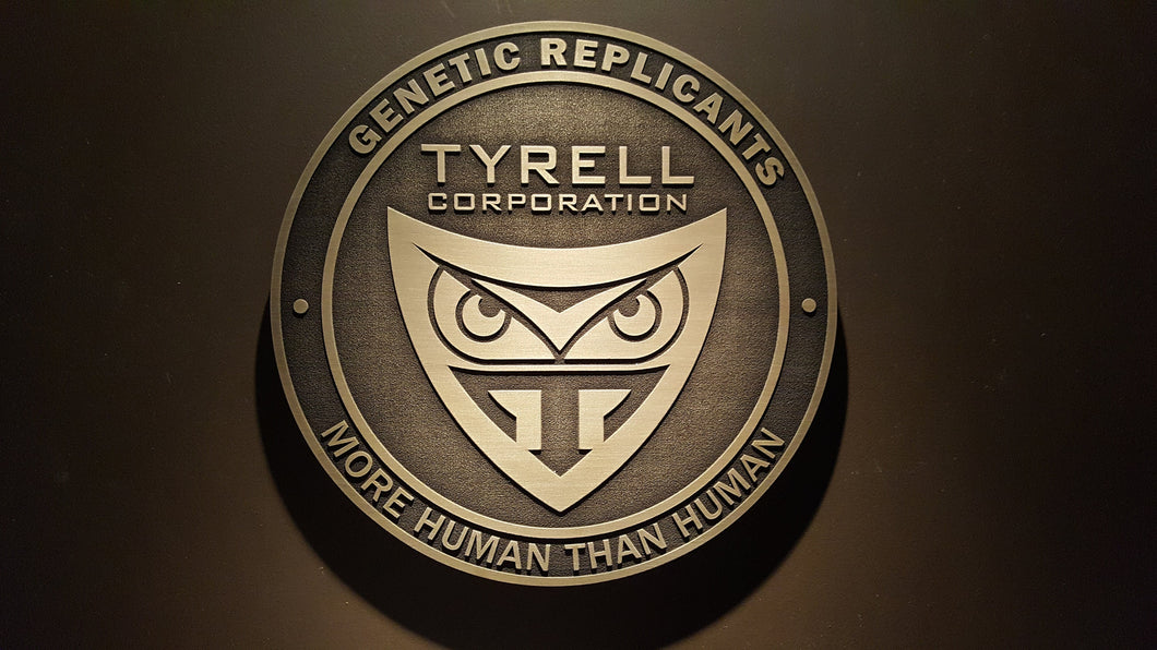 LARGE Blade Runner Tyrell Corporation Logo plaque