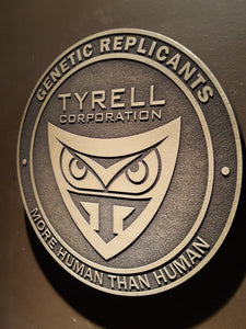 Blade Runner Tyrell Corporation Logo plaque
