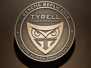 Blade Runner Tyrell Corporation Logo plaque