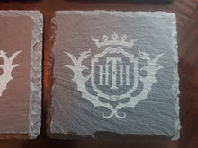set of 4  hollywood tower hotel themed slate coasters