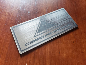 Terminator Cyberdyne Systems display plate