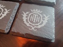 set of 4  hollywood tower hotel themed slate coasters