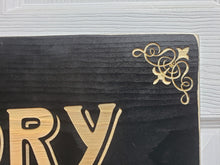 Customizable Laundry room wood door sign wash dry fold repeat