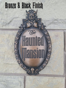 Disney Prop Haunted Mansion Attraction Plaque