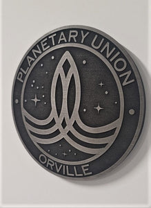 Orville Planetary Union wall plaque