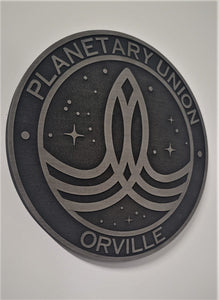 Orville Planetary Union wall plaque