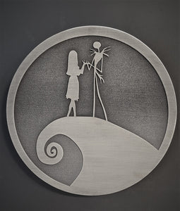 customizable Jack and sally plaque nightmare before christmas wedding