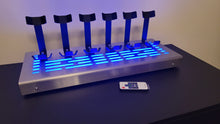 Star Wars 6 Lightsaber vertical Display stand with LED lights stainless cover