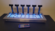Star Wars 6 Lightsaber vertical Display stand with LED lights stainless cover